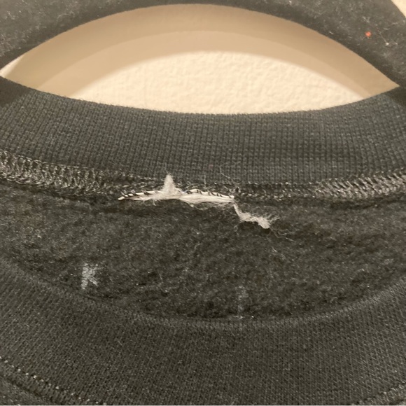 stay weird. Embroidered Sweatshirt Black M - Picture 5 of 8